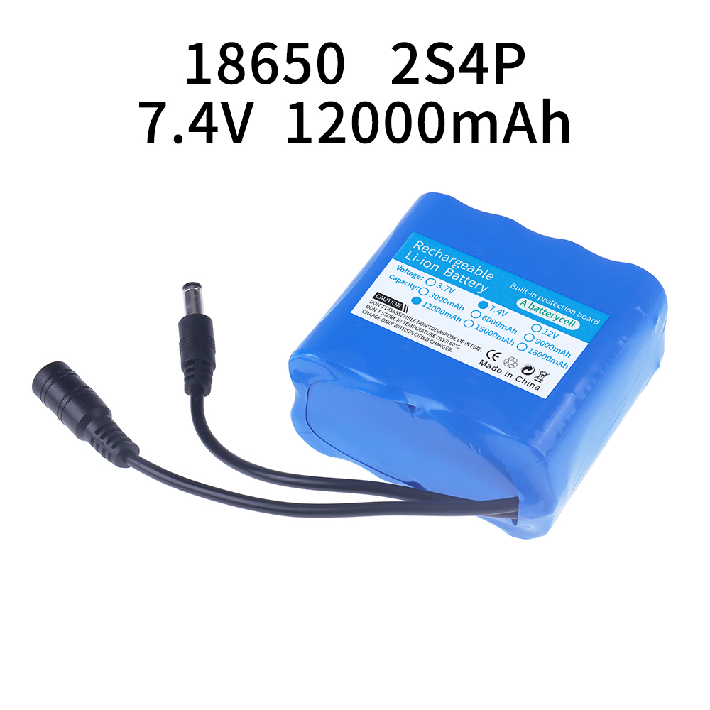 2S4P 18650 Lithium Battery 7.4 - огляд і ціна Fishing Boat Trailer
