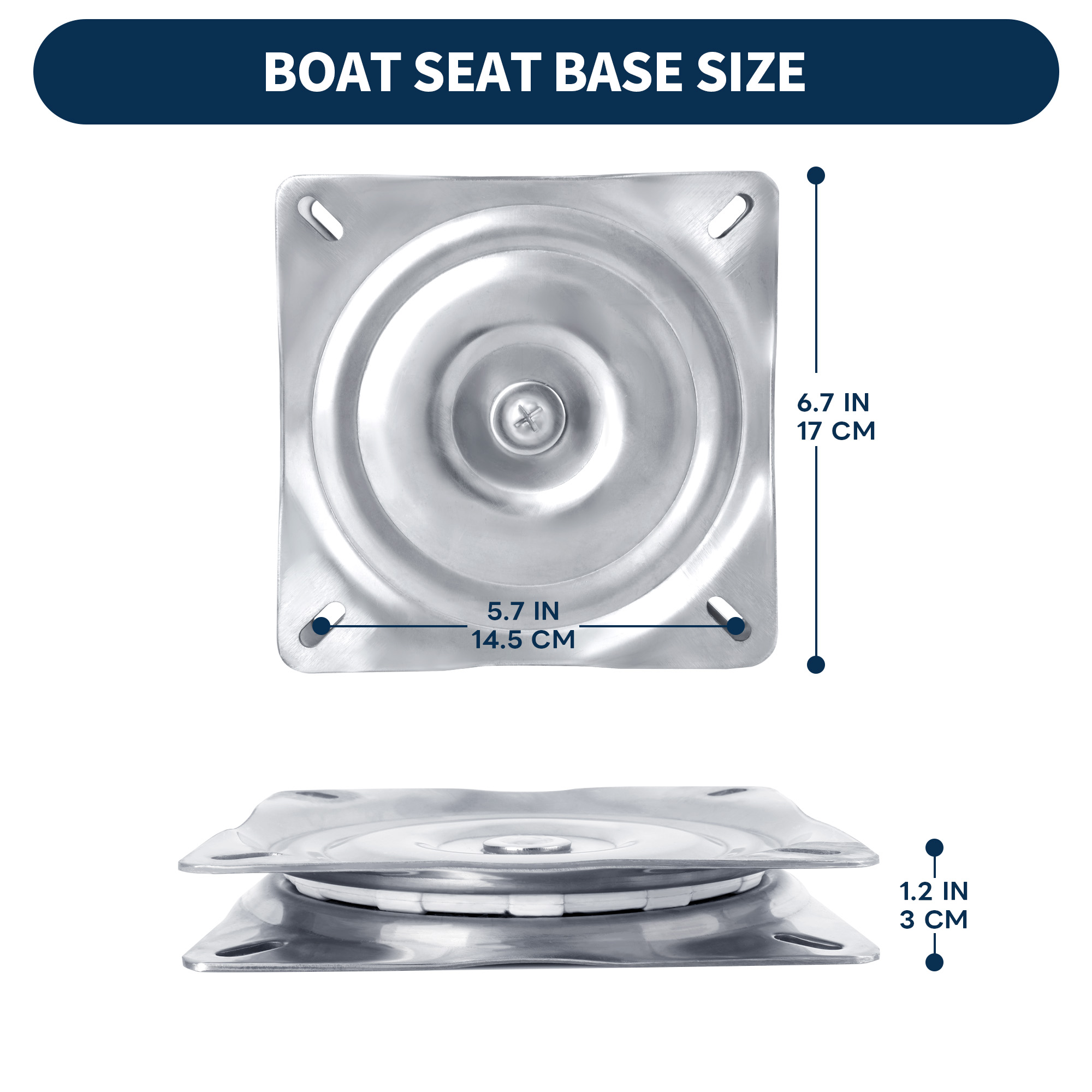Boat Seat Swivel, 316 Stainles - огляд і ціна Fishing Boat Seat